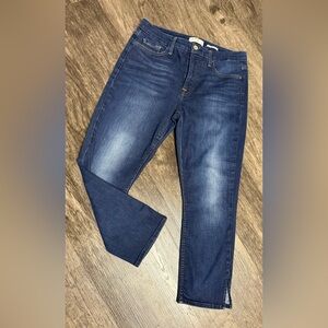 JEN 7 For All Mankind CAPRI Slit HEM Jeans PREMIUM Denim